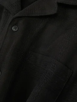 Hombre Primark Camisas|Camisa De Manga Corta Con Botones