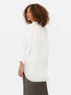 Mujer Primark Bañadores Y Ropa De Baño|Camisa De Playa Ligera Con Botones