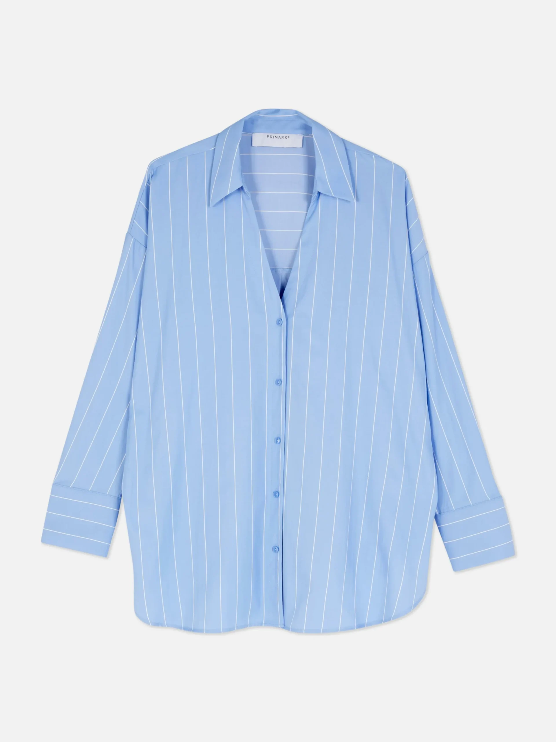 Mujer Primark Camisas Y Blusas|Camisa De Popelina De Corte Oversize