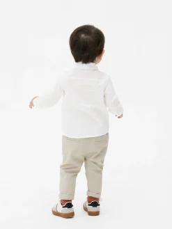 Primark Tops Y Camisetas|Camisa De Popelina De Manga Larga