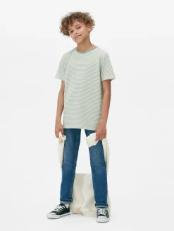 Niños Primark Tops Y Camisetas|Camiseta A Rayas En Jacquard Para Niño Mayor