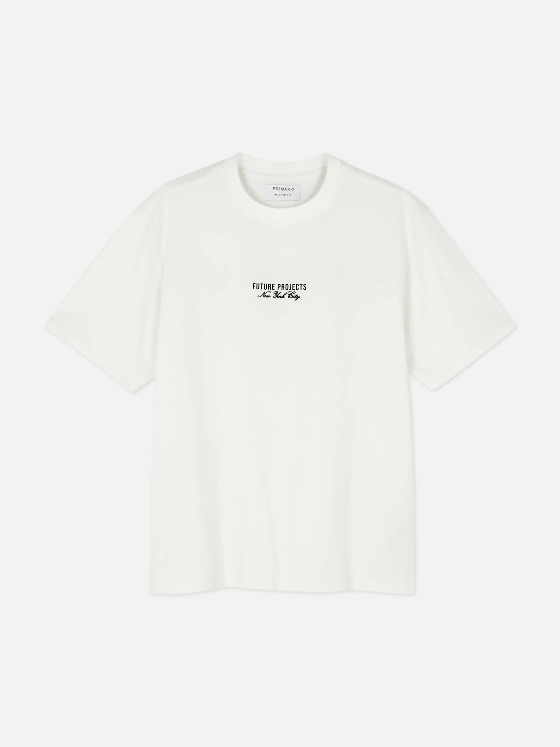 Hombre Primark Tops Y Camisetas|Camiseta Bordada De Future Projects