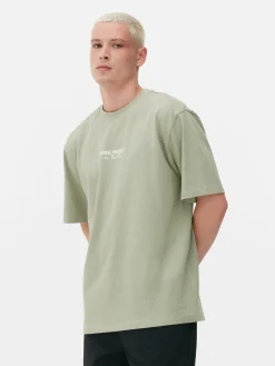 Hombre Primark Tops Y Camisetas|Camiseta Bordada De Future Projects