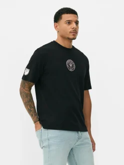 Hombre Primark Tops Y Camisetas|Camiseta Bordada Del Inter Miami
