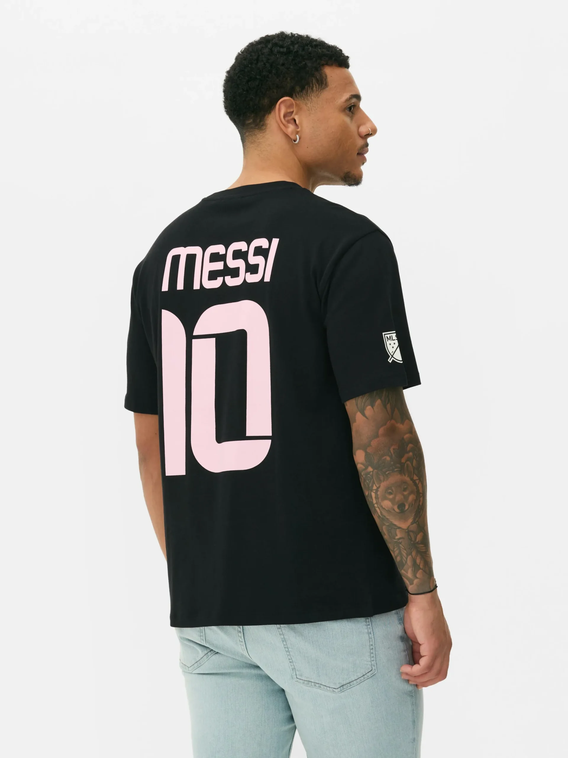 Hombre Primark Tops Y Camisetas|Camiseta Bordada Del Inter Miami