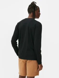 Hombre Primark Tops Y Camisetas|Camiseta Básica De Manga Larga