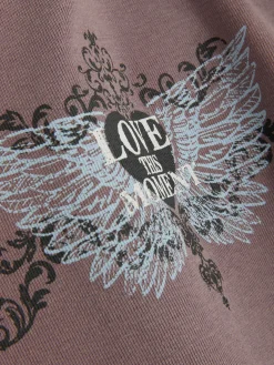 Niños Primark Tops Y Camisetas|Camiseta Con Efecto Lavado Y Estampado De Mariposas