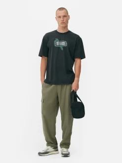 Hombre Primark Bitelchús|Camisetas Y Sudaderas Con Estampado Gráfico|Camiseta Con Efecto Lavado De Bitelchús