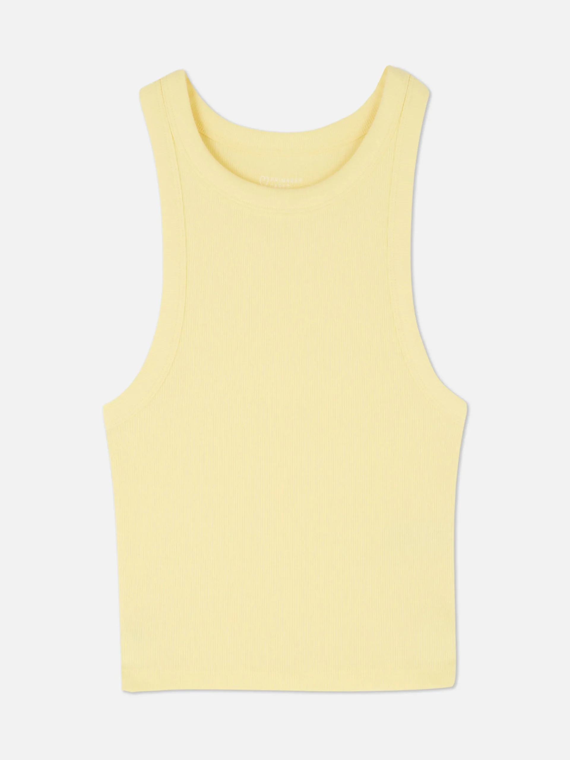 Mujer Primark Tops Y Camisetas|Camiseta Con Espalda De Nadadora Acanalada