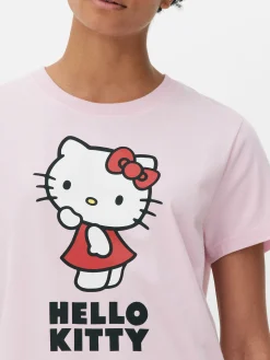 Mujer Primark Tops Y Camisetas|Camiseta Con Estampado De Hello Kitty