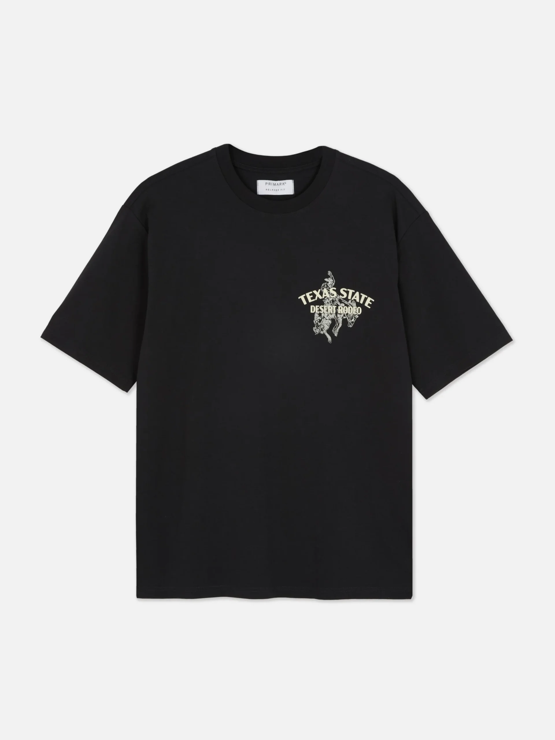 Hombre Primark Tops Y Camisetas|Camiseta Con Estampado De Rodeo