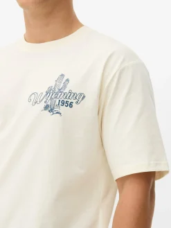 Hombre Primark Tops Y Camisetas|Camiseta Con Estampado De Rodeo