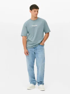 Hombre Primark Tops Y Camisetas|Camiseta Con Estampado Floral «Tokio»