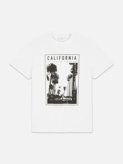 Hombre Primark Tops Y Camisetas|Camiseta Con Estampado Fotográfico «California»