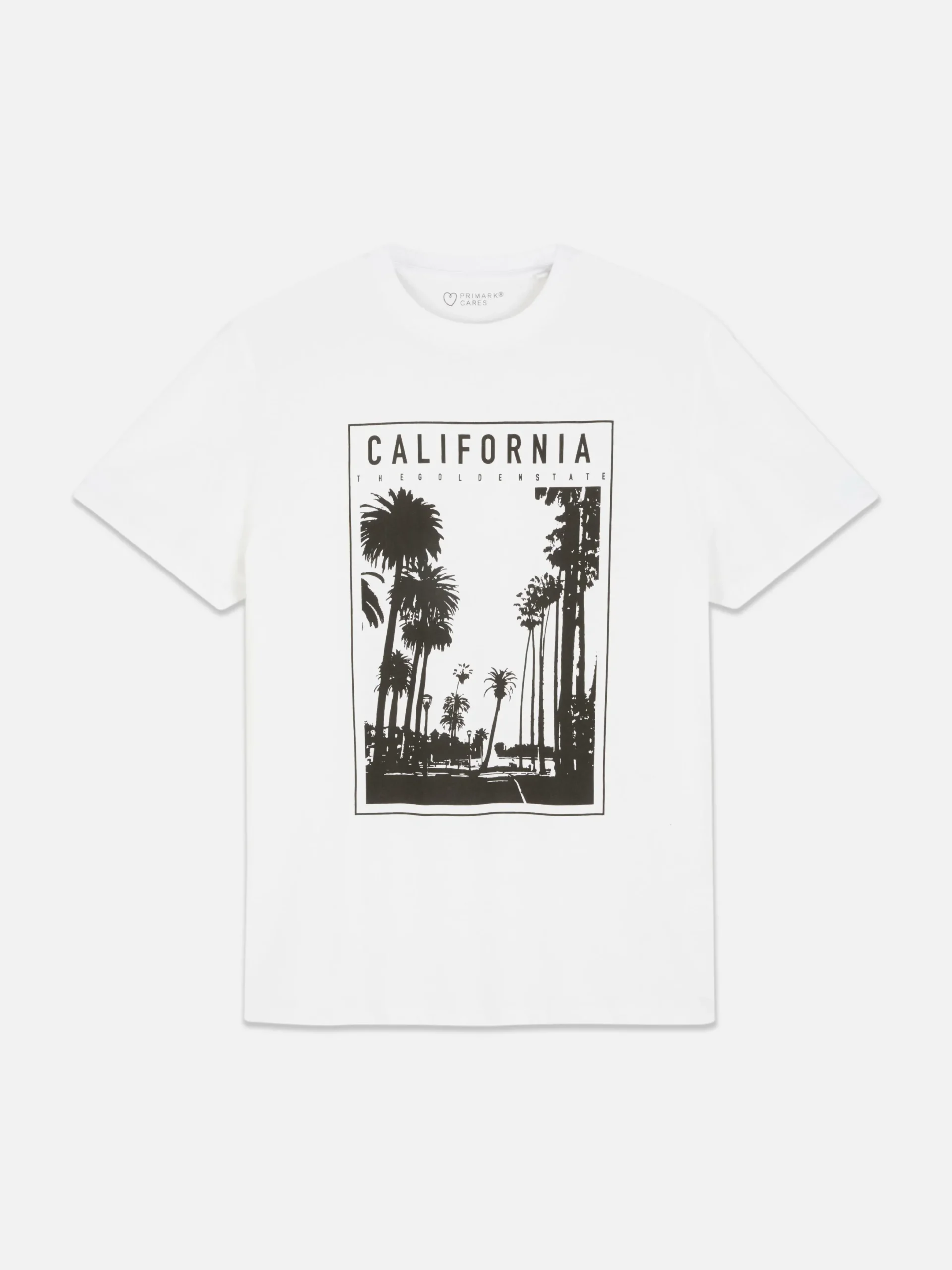 Hombre Primark Tops Y Camisetas|Camiseta Con Estampado Fotográfico «California»