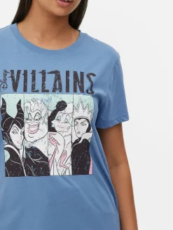 Mujer Primark Tops Y Camisetas|Camiseta Con Estampado Gráfico De Los Villanos De Disney