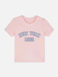 Niños Primark Tops Y Camisetas|Camiseta Con Estampado Gráfico «New York»