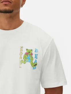 Hombre Primark Camisetas Y Sudaderas Con Estampado Gráfico|Tops Y Camisetas|Camiseta Con Estampado Gráfico De Grateful Dead
