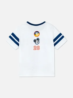 Niños Primark Tops Y Camisetas|Camiseta Con Ribete De Mickey Mouse De Disney