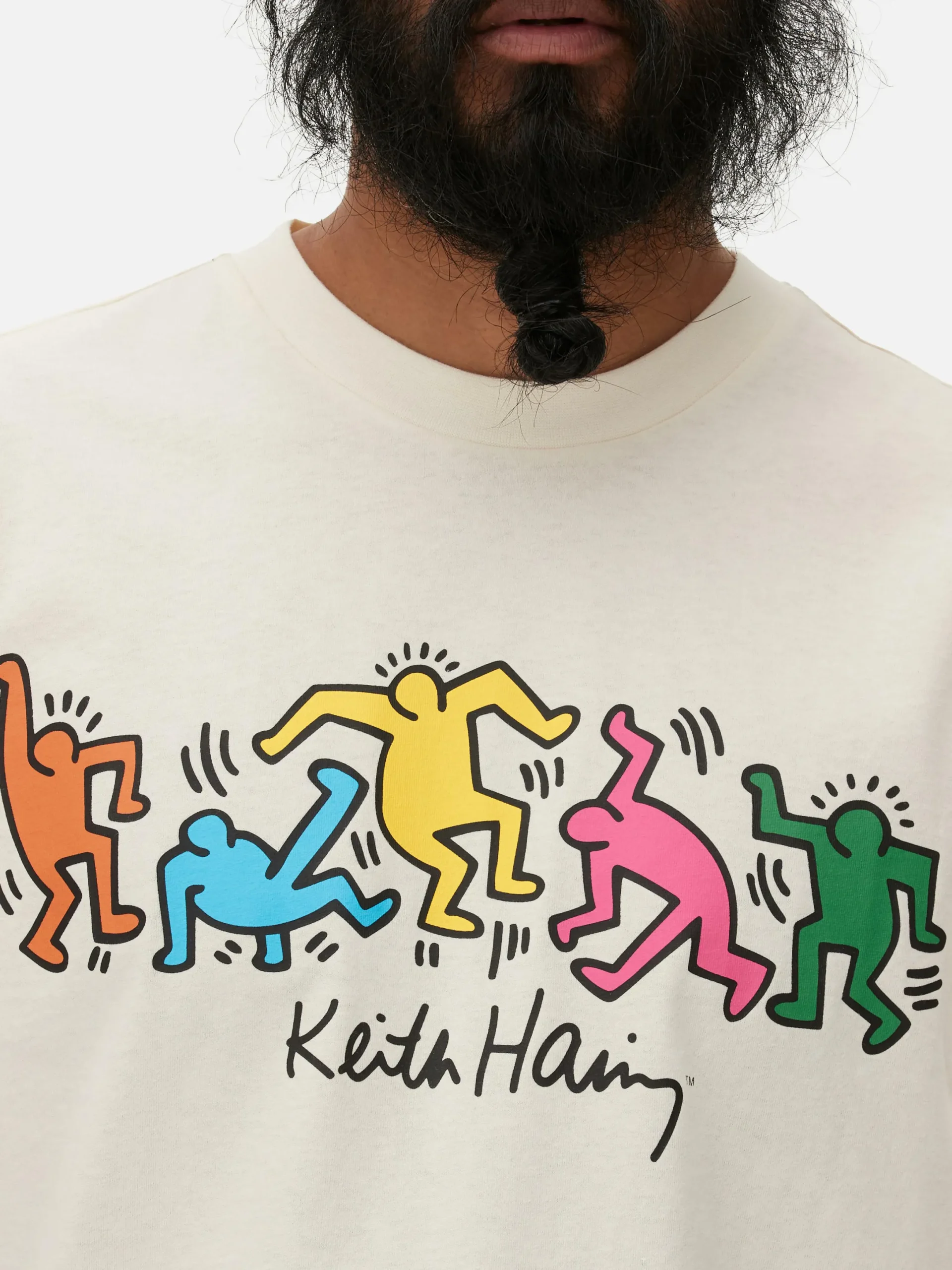 Hombre Primark Tops Y Camisetas|Camiseta Con «Untitled (Dance)» De Keith Haring