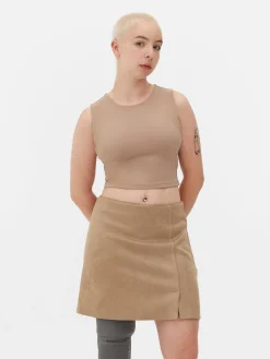 Mujer Primark Tops Y Camisetas|Camiseta Corta Y Sin Mangas Con Espalda Nadadora