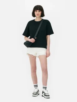 Mujer Primark Tops Y Camisetas|Camiseta De Corte Cuadrado