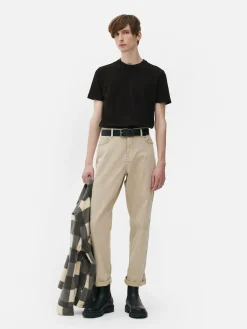 Hombre Primark Tops Y Camisetas|Camiseta De Corte Entallado