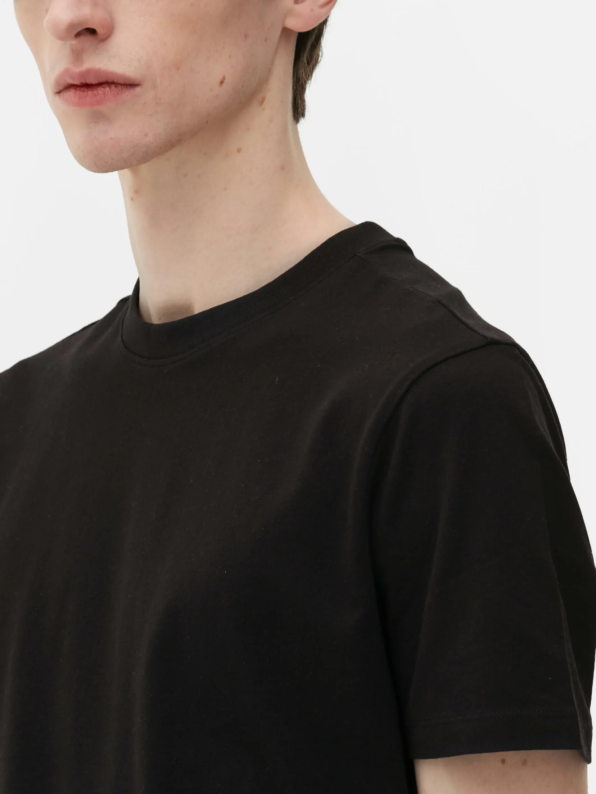 Hombre Primark Tops Y Camisetas|Camiseta De Corte Entallado