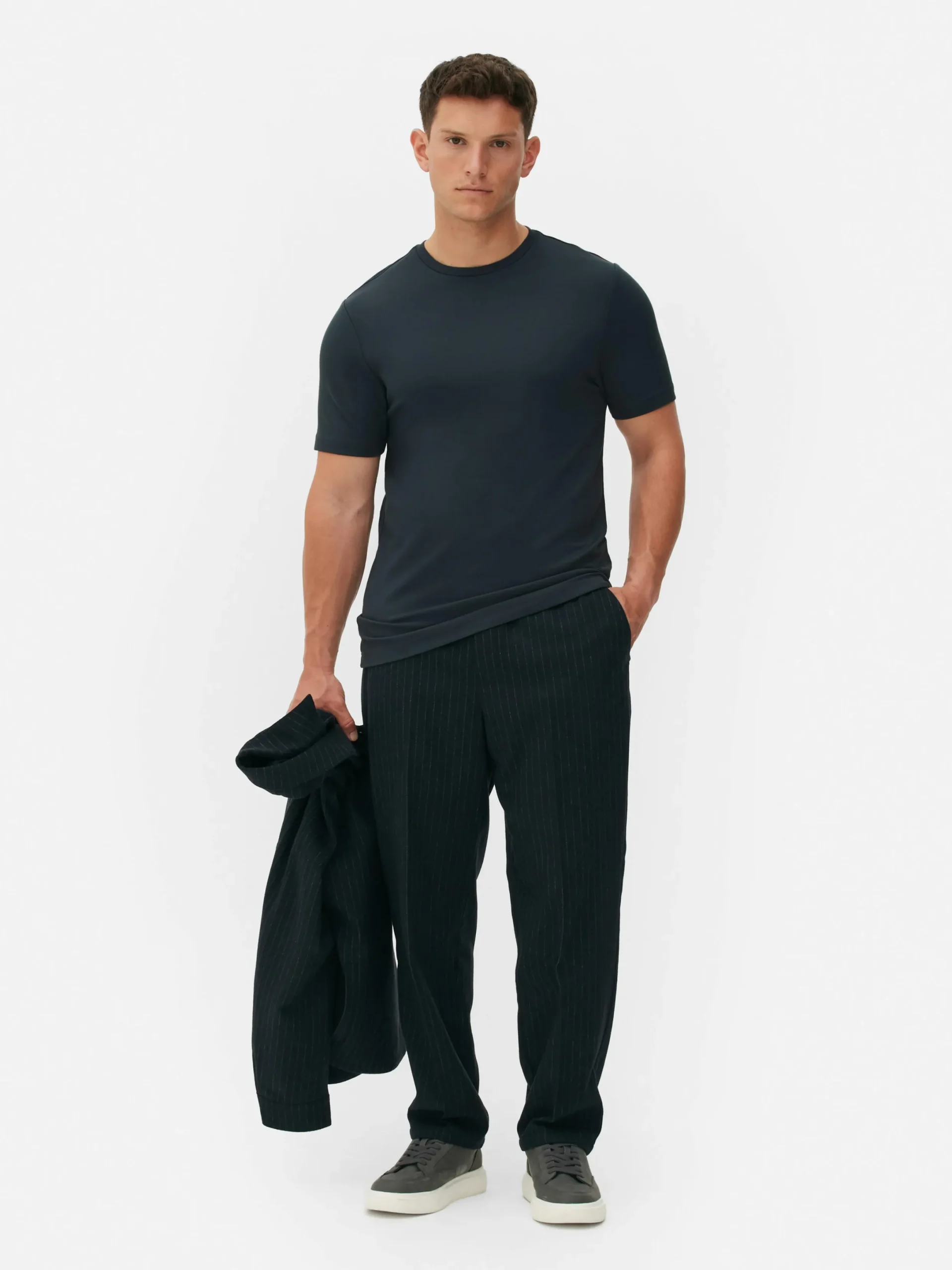 Hombre Primark Tops Y Camisetas|Camiseta De Corte Entallado De Kem