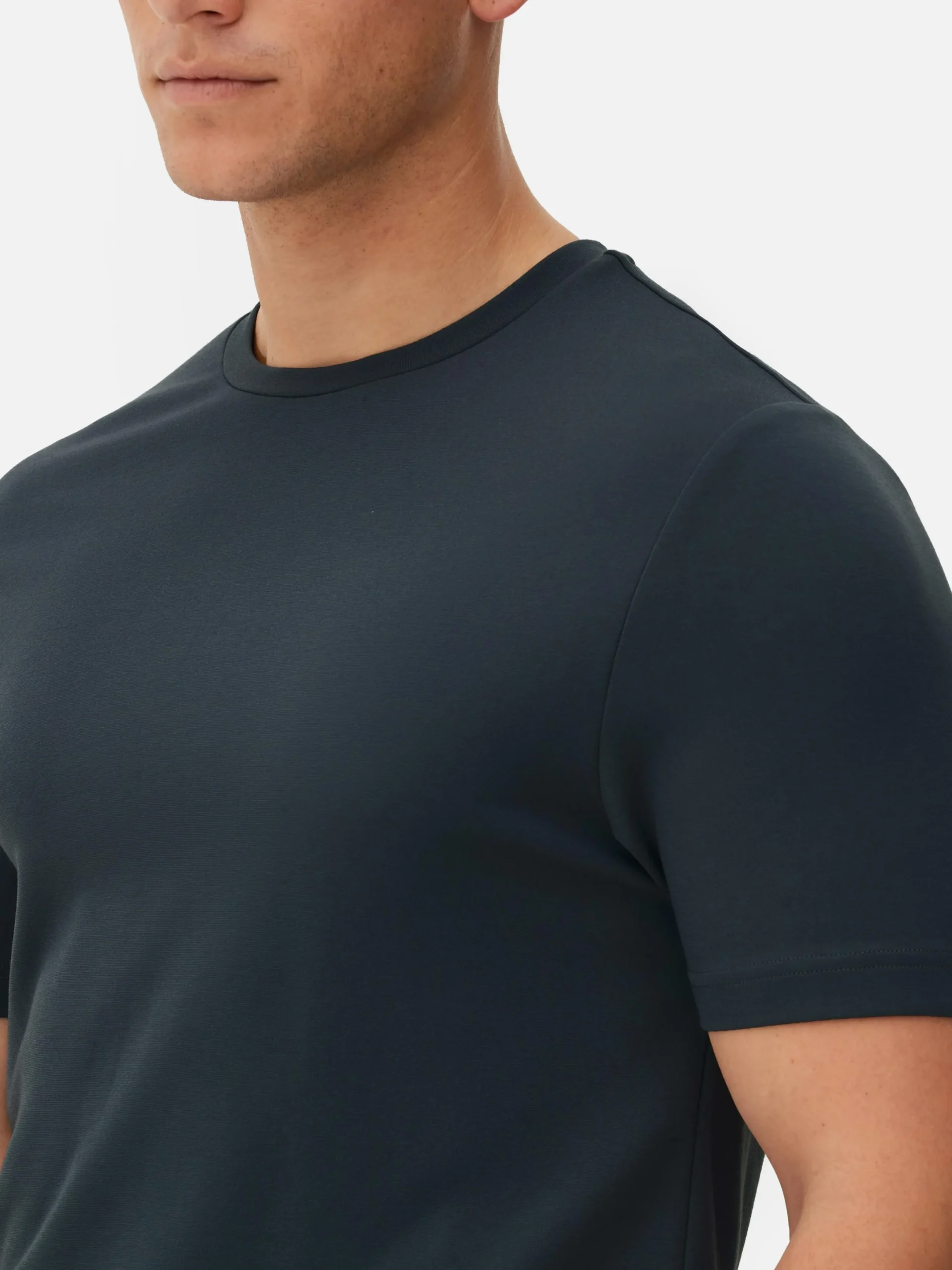 Hombre Primark Tops Y Camisetas|Camiseta De Corte Entallado De Kem