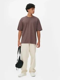 Hombre Primark Tops Y Camisetas|Camiseta De Corte Holgado