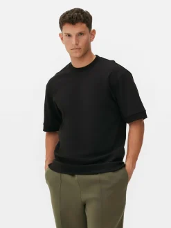 Hombre Primark Tops Y Camisetas|Camiseta De Cuello Redondo Estampada De Kem