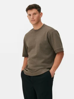 Hombre Primark Tops Y Camisetas|Camiseta De Cuello Redondo Estampada De Kem