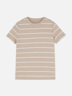 Mujer Primark Tops Y Camisetas|Camiseta De Cuello Redondo A Rayas