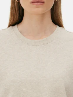 Mujer Primark Tops Y Camisetas|Camiseta De Cuello Redondo De The Edit