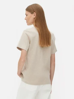 Mujer Primark Tops Y Camisetas|Camiseta De Cuello Redondo De The Edit