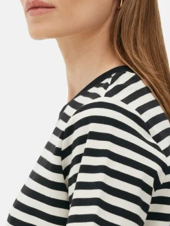 Mujer Primark Tops Y Camisetas|Camiseta De Cuello Redondo De The Edit