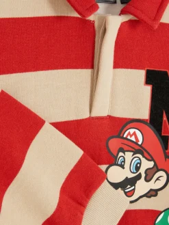 Niños Primark Sudaderas Con Y Sin Capucha|Camiseta De Estilo Rugby De Super Mario