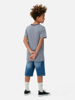 Niños Primark Tops Y Camisetas|Camiseta De Manga Corta Con Raya Diplomática