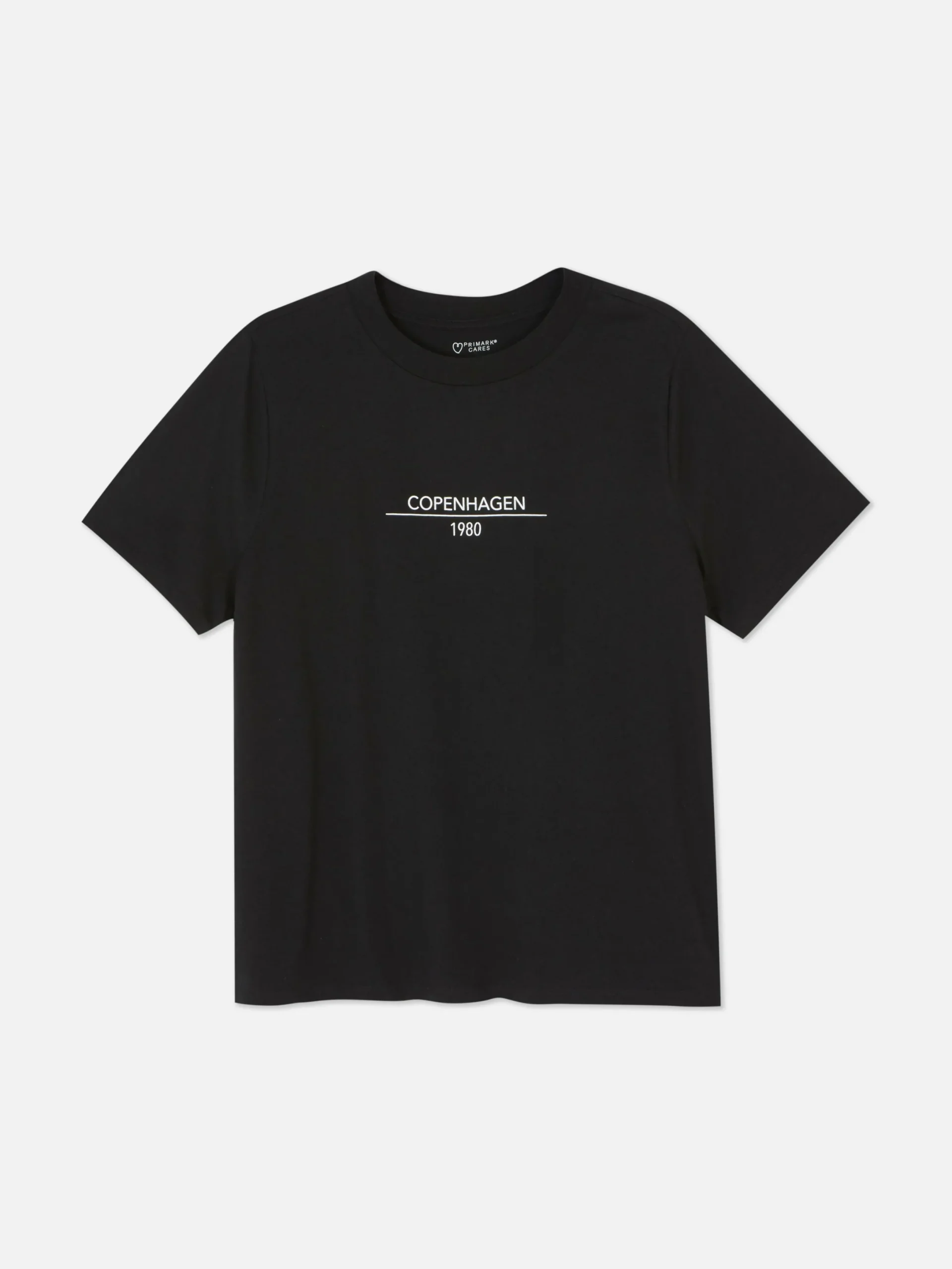 Mujer Primark Tops Y Camisetas|Camiseta De Manga Corta Con Estampado Gráfico