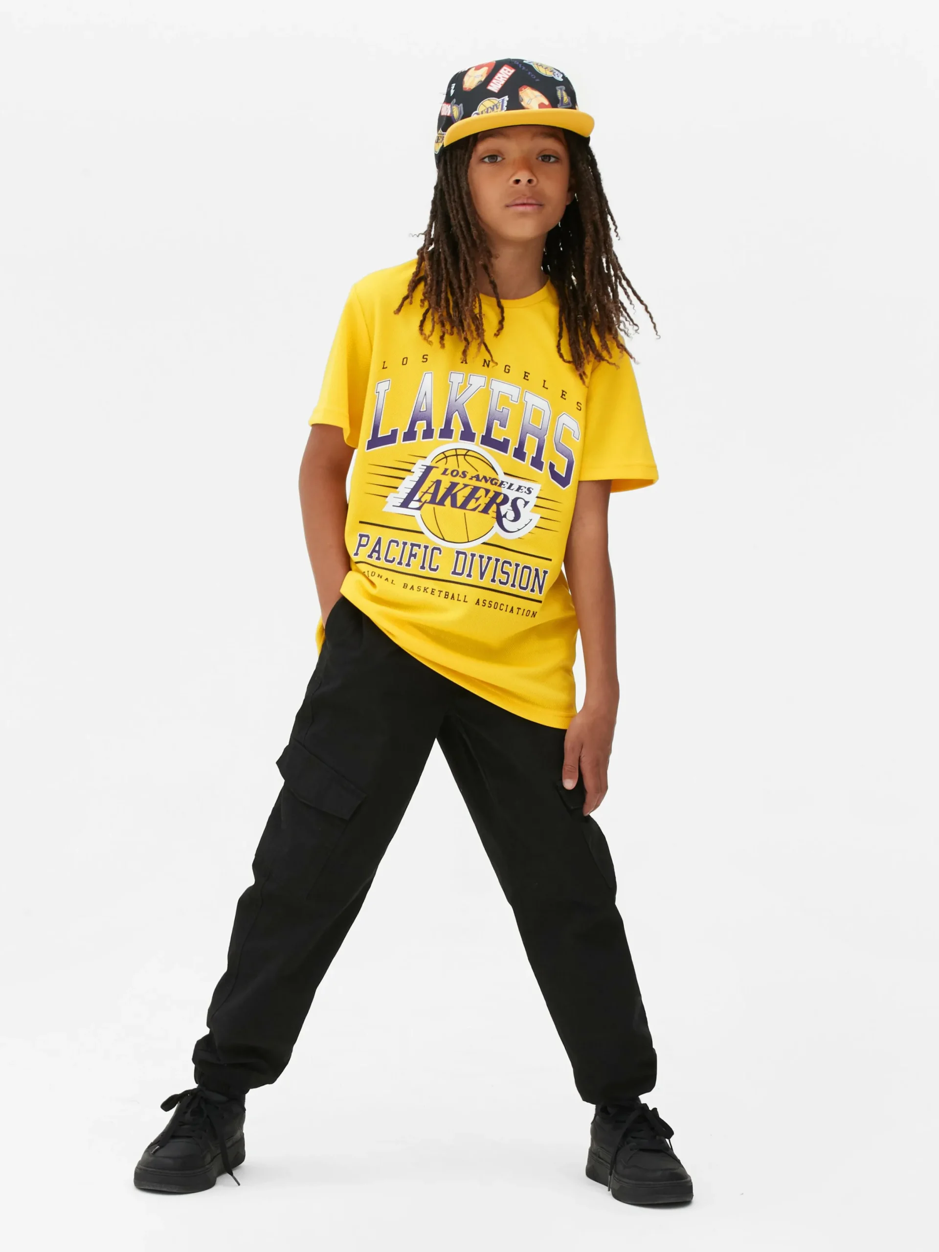 Niños Primark Tops Y Camisetas|Camiseta De Manga Corta De Los Angeles Lakers