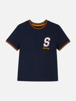 Niños Primark Tops Y Camisetas|Camiseta De Manga Corta De Estilo Universitario