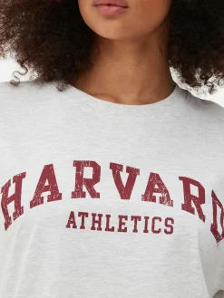 Mujer Primark Tops Y Camisetas|Camiseta De Manga Corta De Harvard