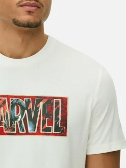 Hombre Primark Camisetas Y Sudaderas Con Estampado Gráfico|Tops Y Camisetas|Camiseta De Manga Corta Gráfica De MARVEL