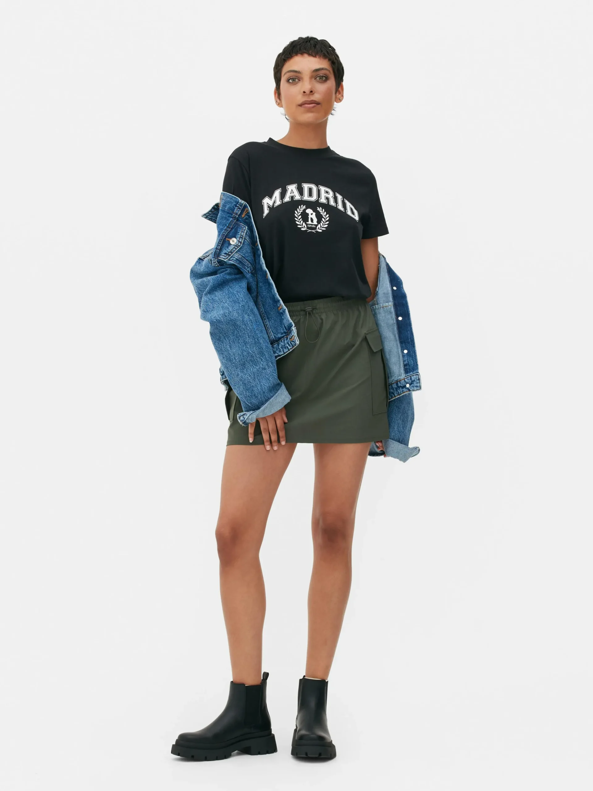 Mujer Primark Tops Y Camisetas|Camiseta De Manga Corta «Madrid»