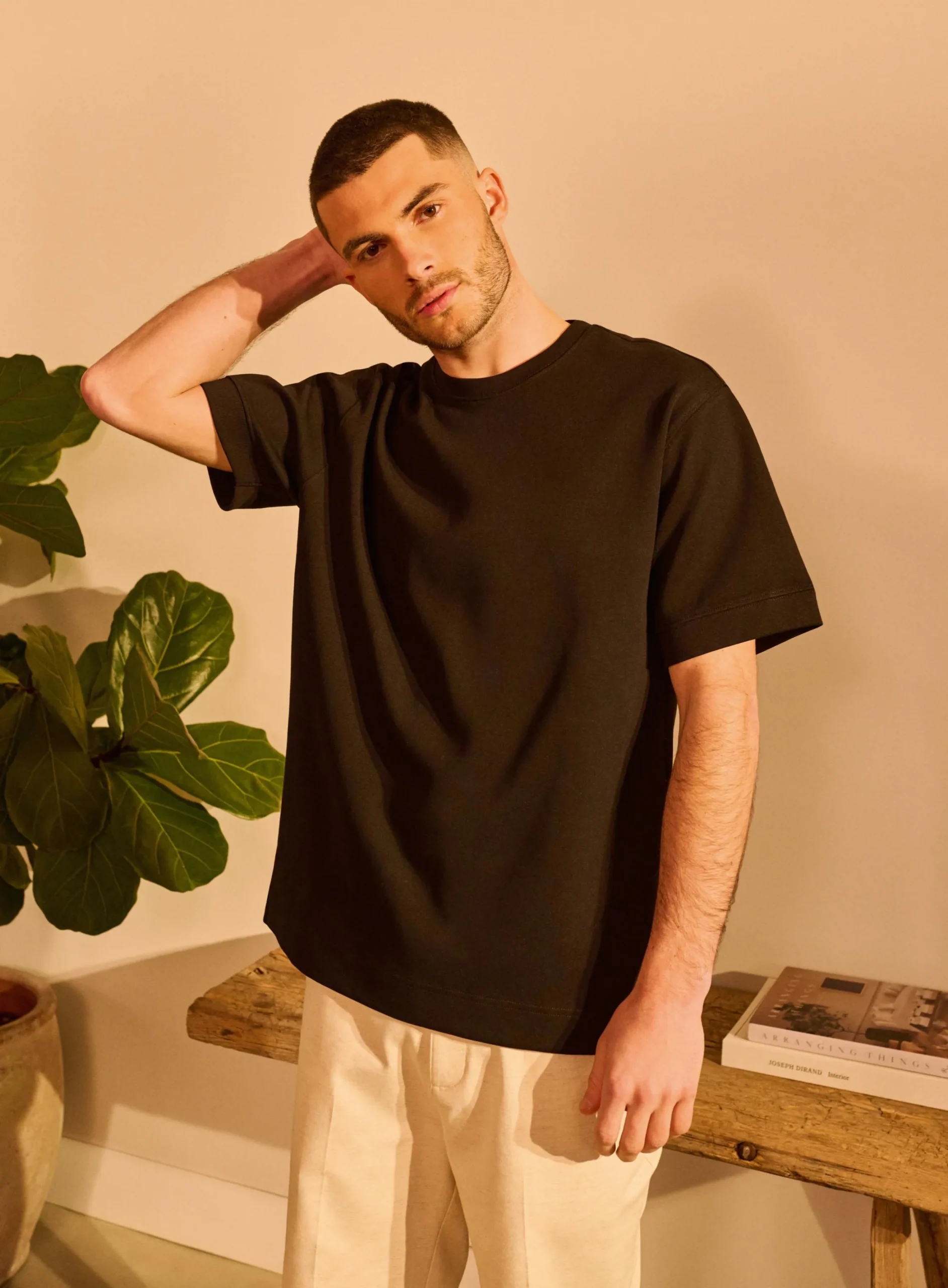 Hombre Primark Tops Y Camisetas|Camiseta De Manga Corta Y Cuello Redondo De Kem