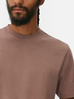 Hombre Primark Tops Y Camisetas|Camiseta De Manga Corta Y Corte Entallado