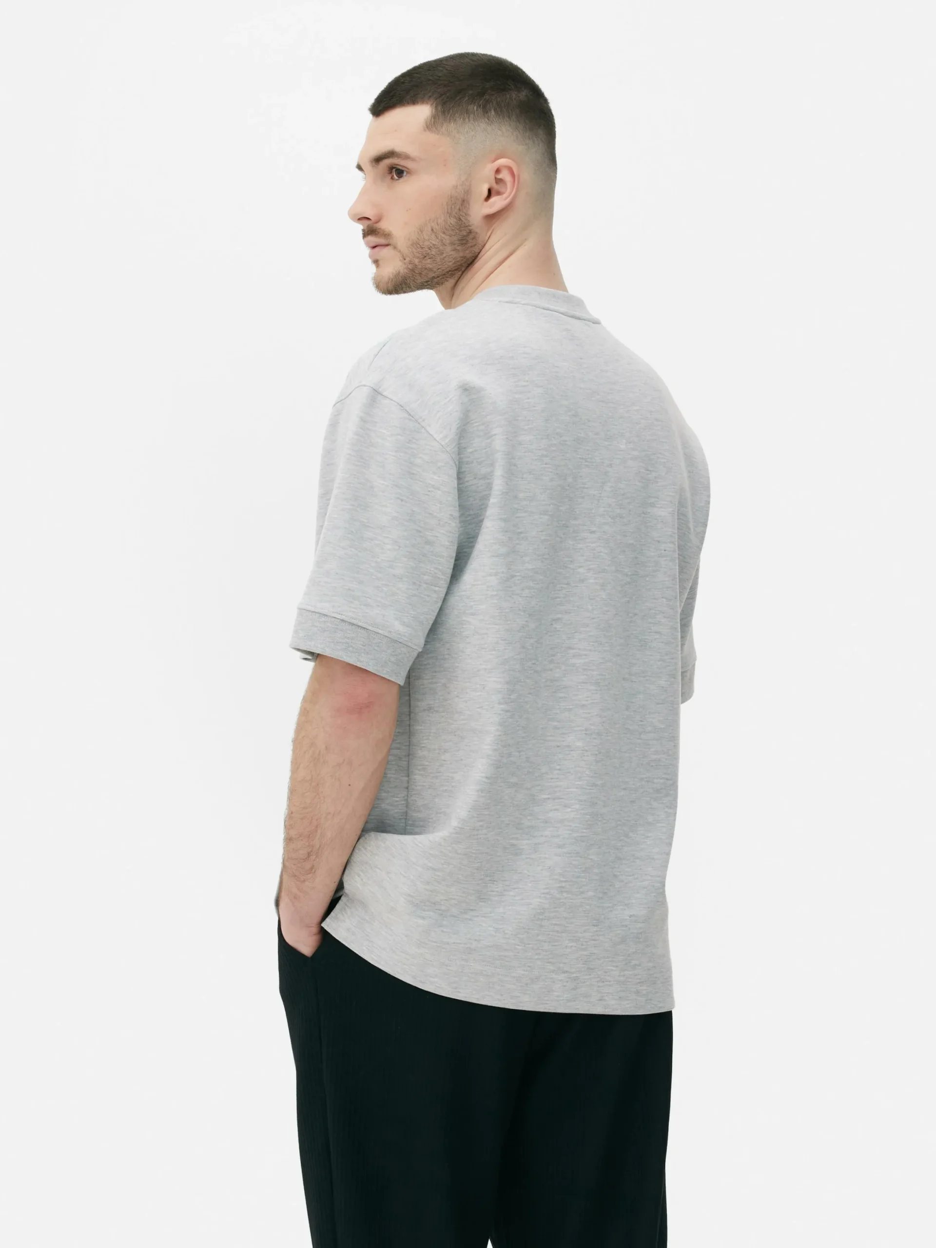 Hombre Primark Tops Y Camisetas|Camiseta De Manga Corta Y Cuello Redondo De Kem