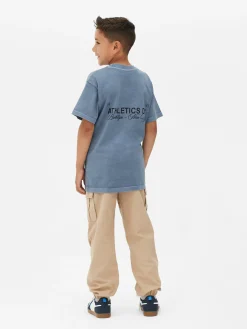 Niños Primark Tops Y Camisetas|Camiseta De Manga Corta Y Estampado Deportivo