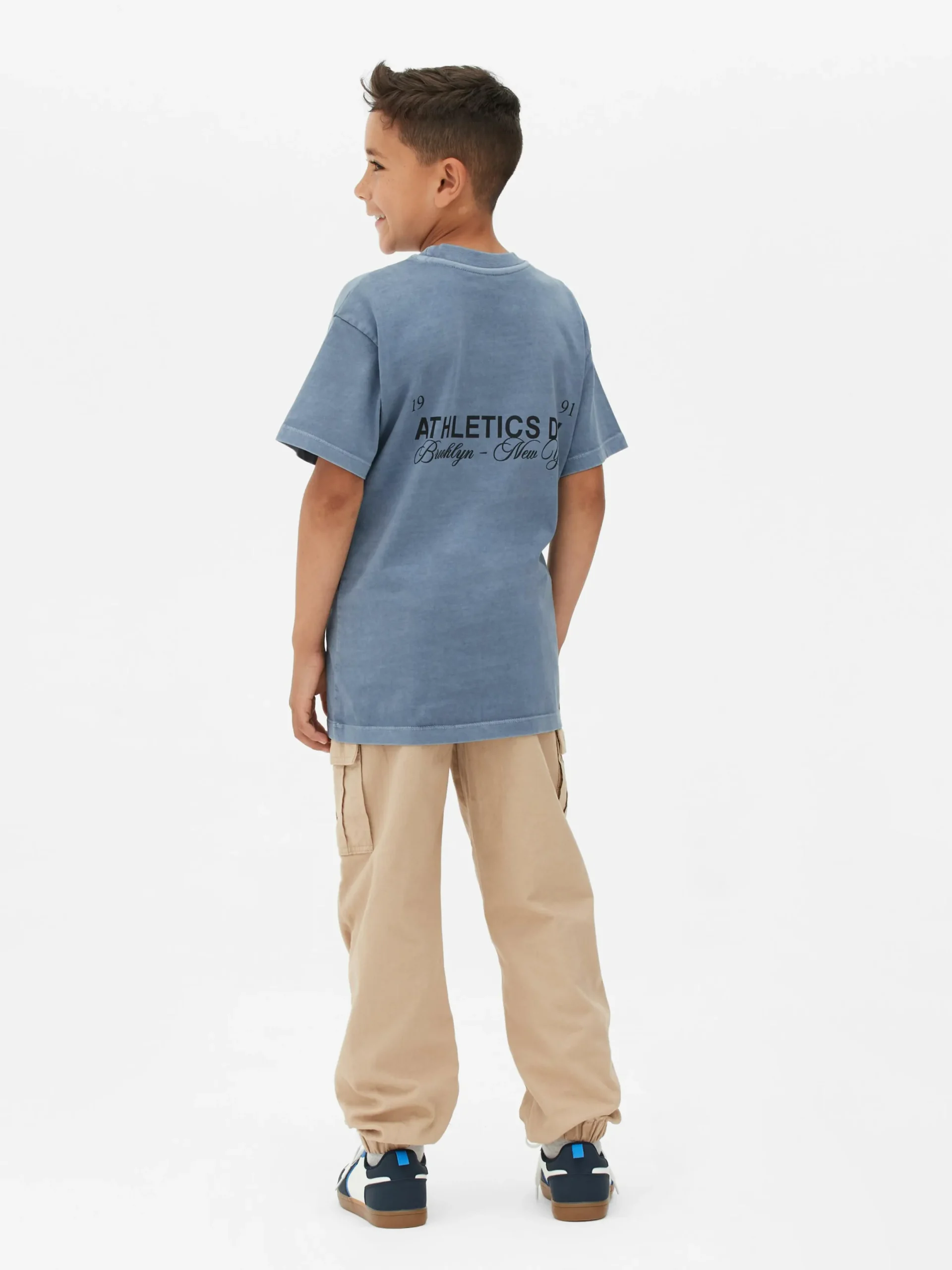 Niños Primark Tops Y Camisetas|Camiseta De Manga Corta Y Estampado Deportivo